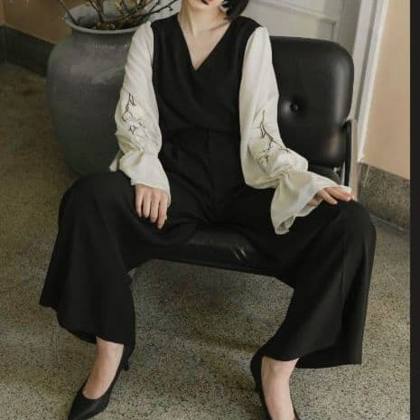 iconology 春を着るセットアップ 〈＊ブラウスのみ〉白木蓮 サイズ2