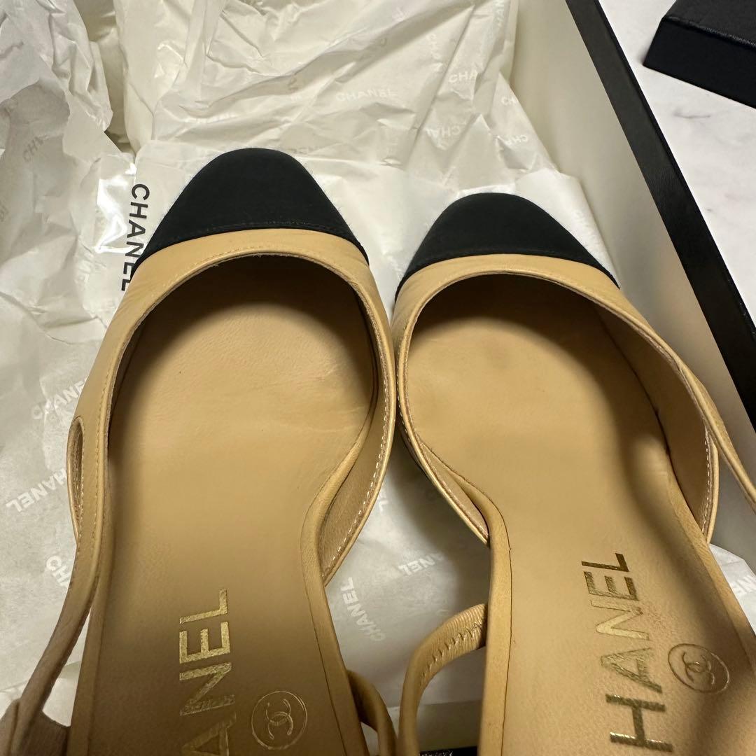CHANEL シャネル　スリングバック　シューズ