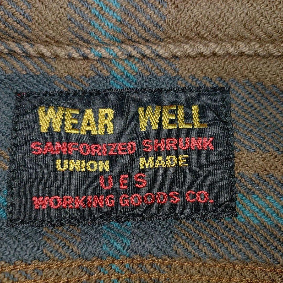 ウエス UES 長袖シャツ 502551 エクストラヘビーネルシャツ L