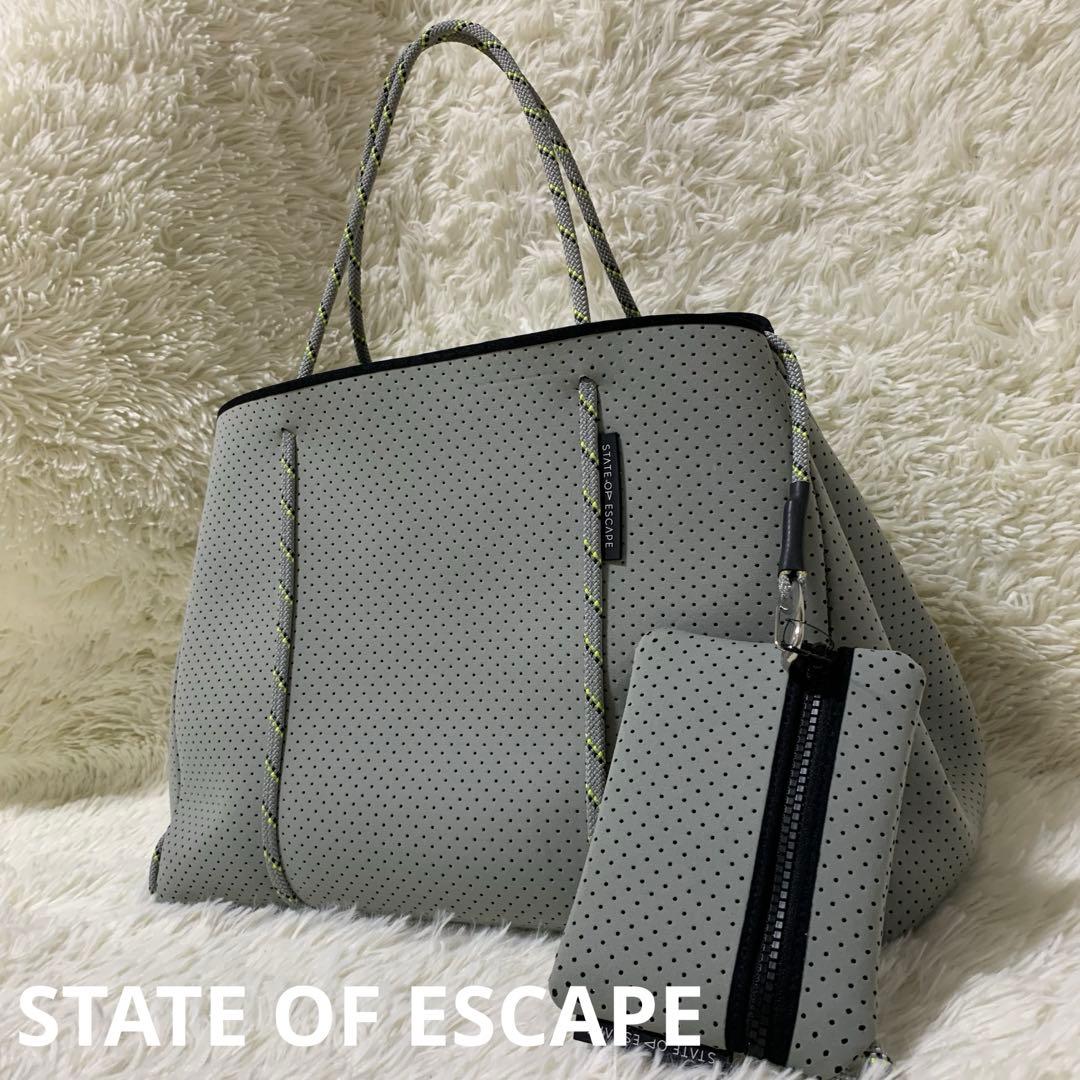 ステイトオブエスケープ　フライングソロ　マザーズバック　パンチング　グレー