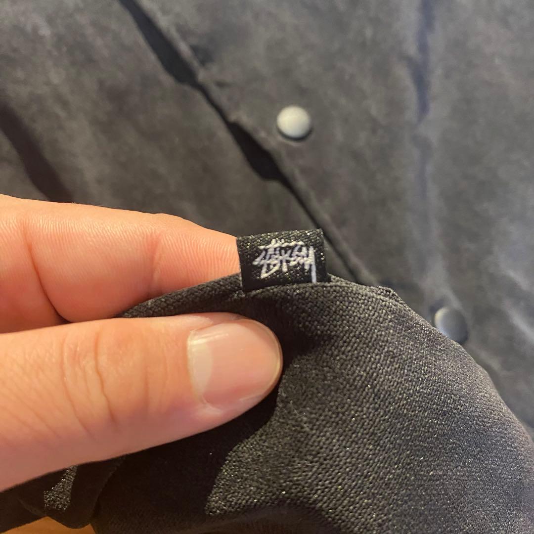 超激レア STUSSY ステューシー スタジャン スカジャン ブラック 刺繍