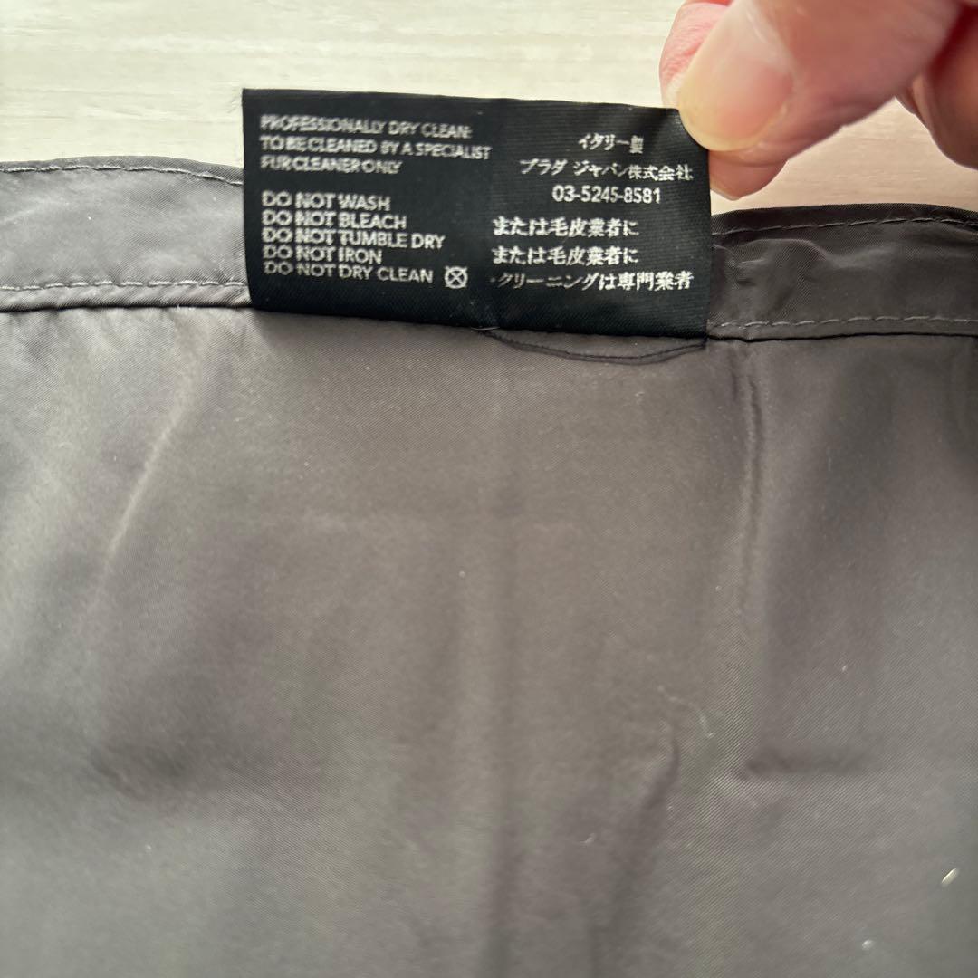 CASUAL プラダ　PRADA ハラコJKT レザーJKT ファー付き