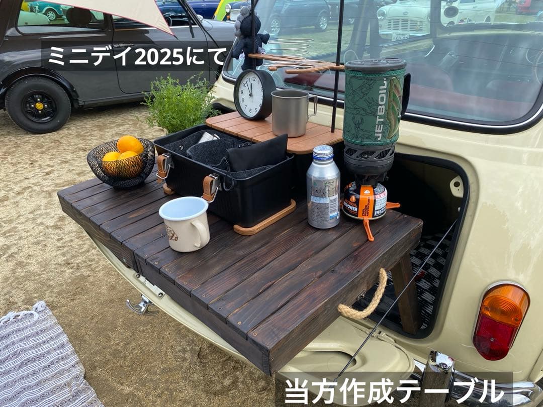 新作　ローバーミニ3way トランクテーブル黒系3色ユニオンジャック　マット③