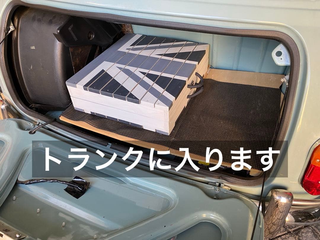 新作　ローバーミニ3way トランクテーブル黒系3色ユニオンジャック　マット③