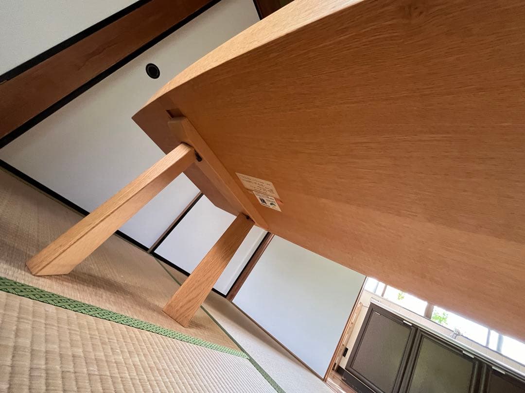 カンディハウス　ローテーブル　天然木（ナラ）　165cm