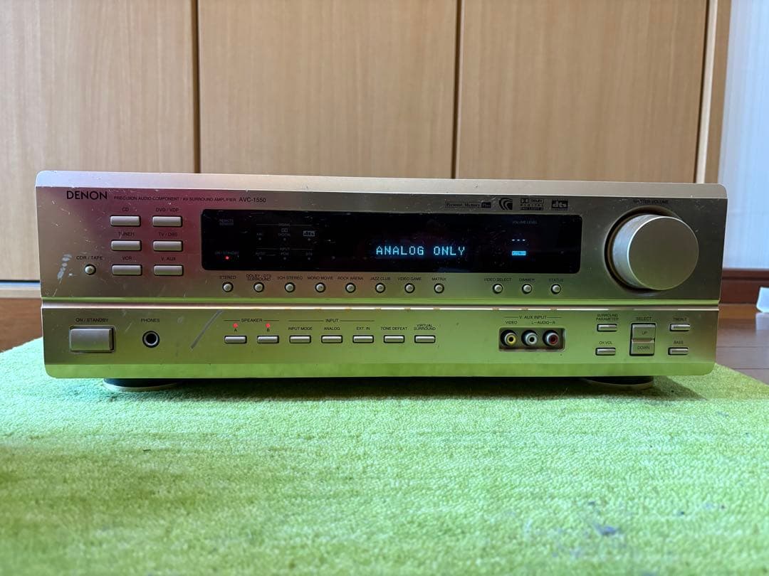 DENON、AVC-1550、AVアンプ、アンプ、５.1サラウンド、オーディオ、