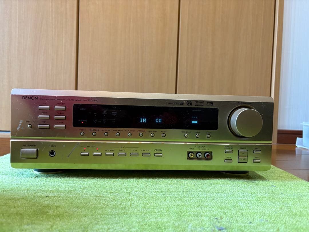 DENON、AVC-1550、AVアンプ、アンプ、５.1サラウンド、オーディオ、