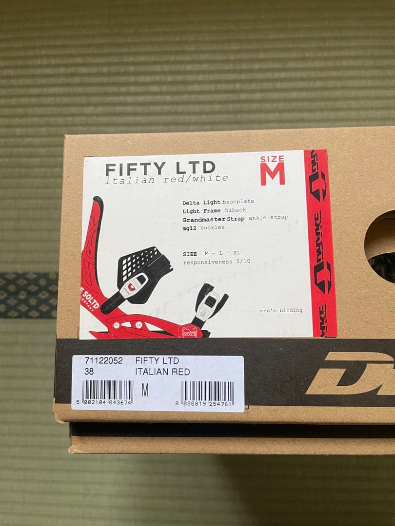スノーボード DRAKE FIFTY LTD Italian Red M