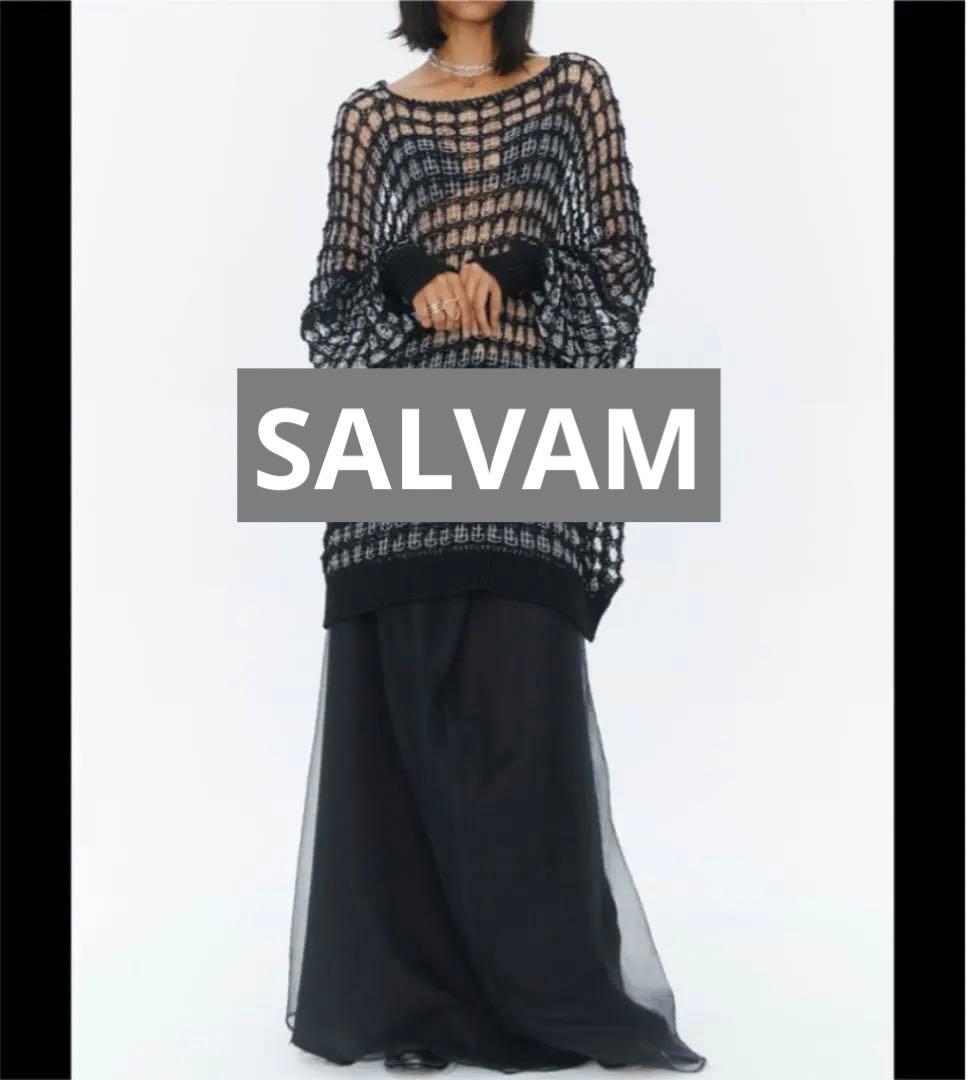 【 SALVAM 】サルバム　21ss organdy マキシスカート