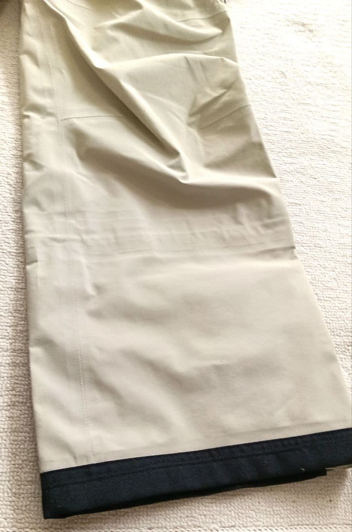 美品 unfudge アンファッジ PEEP BIB PANTS ベージュ