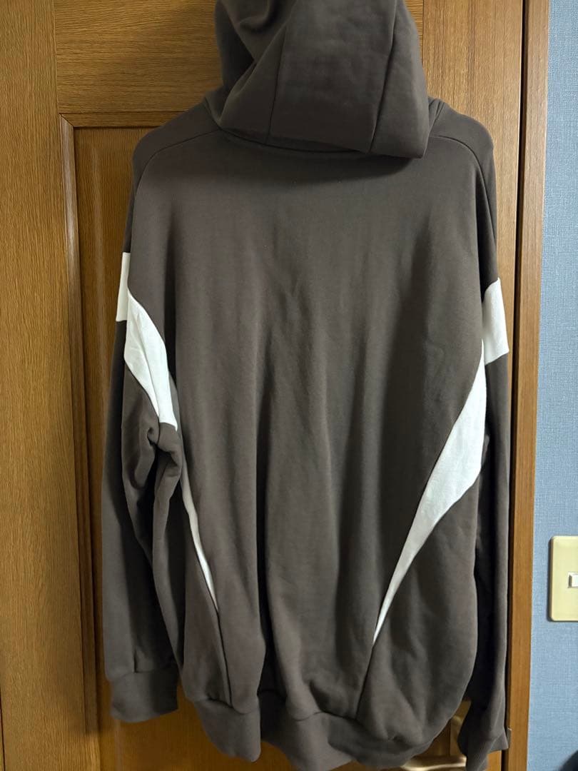 CRONOS ブラウン フード付きパーカー