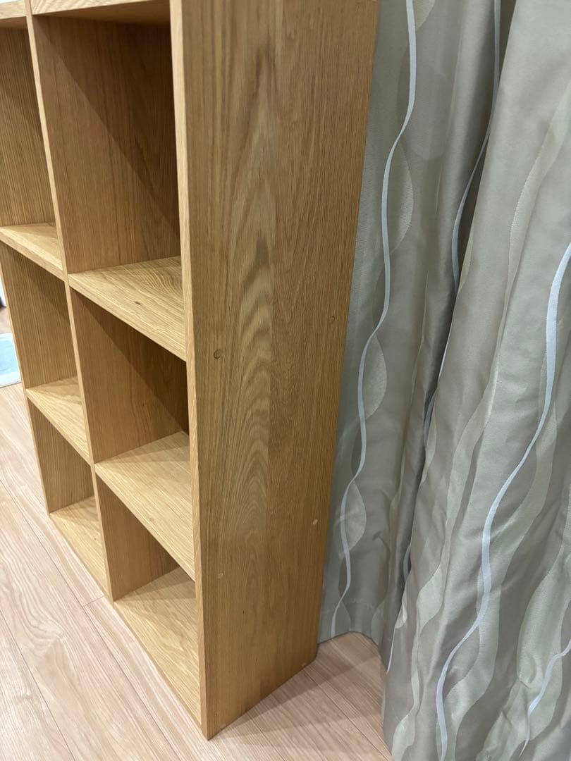 無印　スタッキングシェルフ　ナチュラルウッド 2×3オープンシェルフ