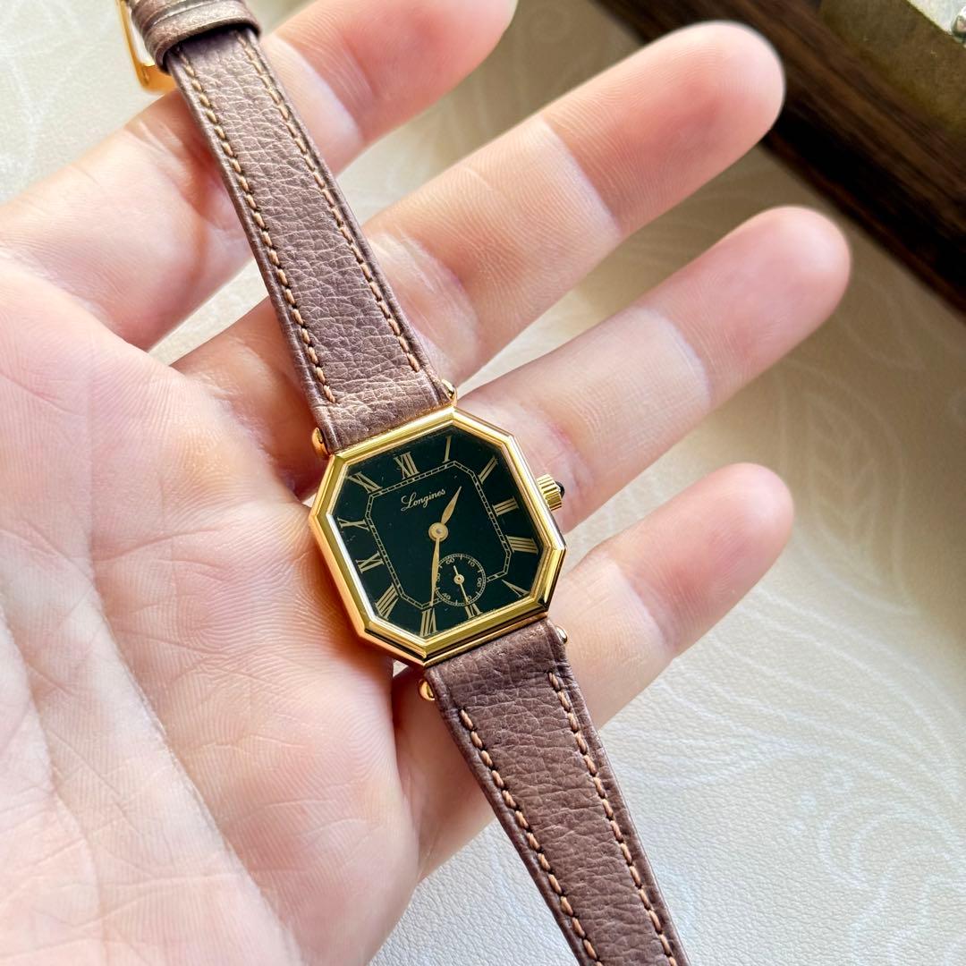ヴィンテージ LONGINES 手巻き ローマン文字盤 稼働品 美品 希少