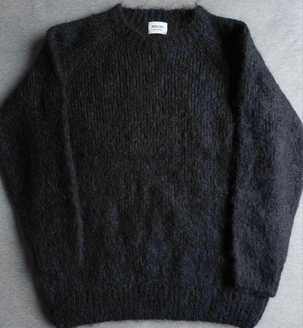 MORRIS & SONS モヘア　ニット 38 bshop ブラック