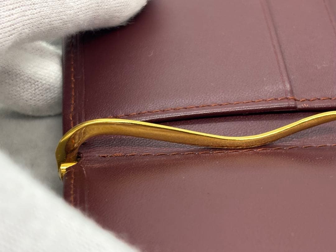 カルティエ マストライン レザー マネークリップ　札入れ カード入れ　上品