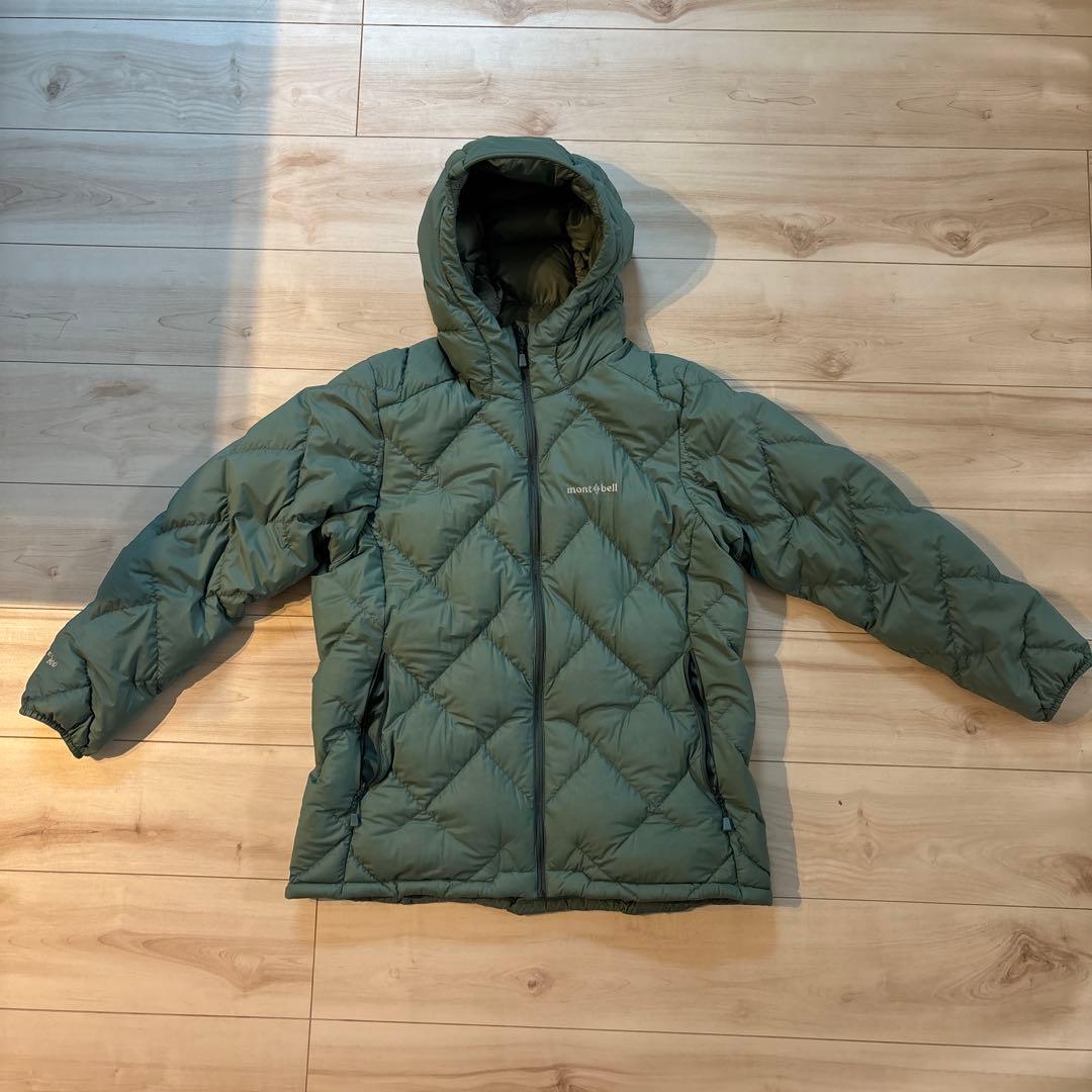 montbell ネージュダウンパーカー LーR 水色 希少カラー