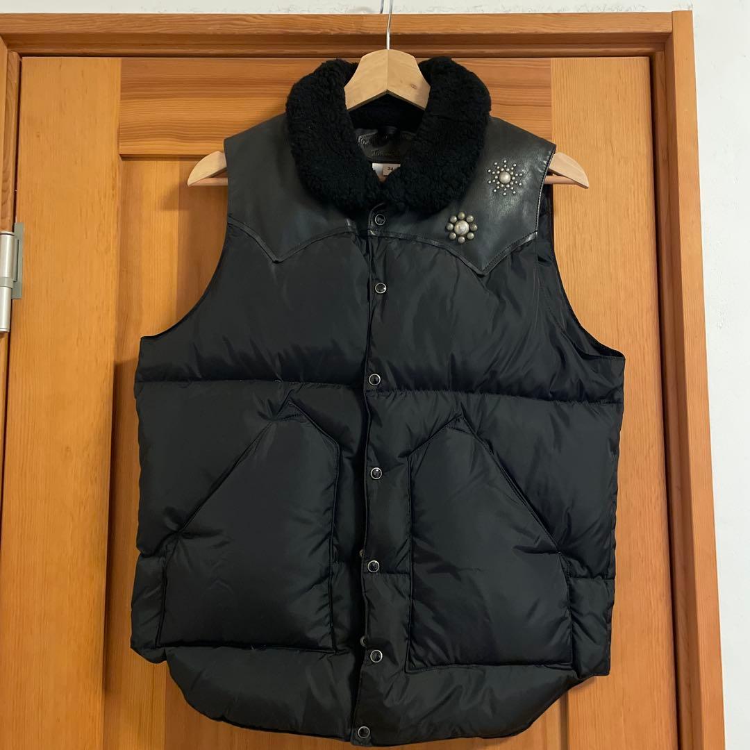 専用　 ロッキーマウンテン　HTC ダウンベスト　36 ブラック　美品　希少