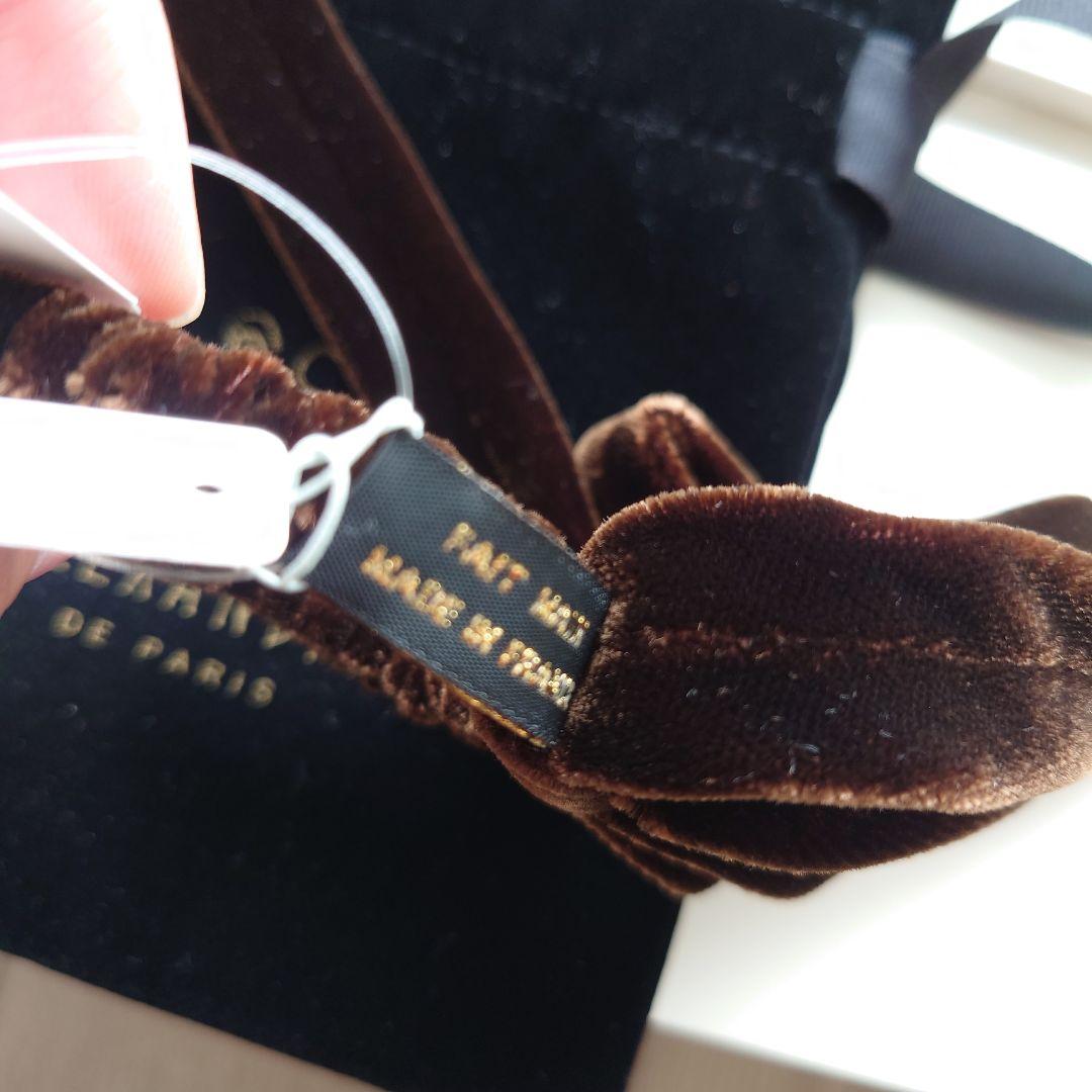★新品未使用 ALEXANDRE DE PARIS ベロアリボンポニー ブラウン