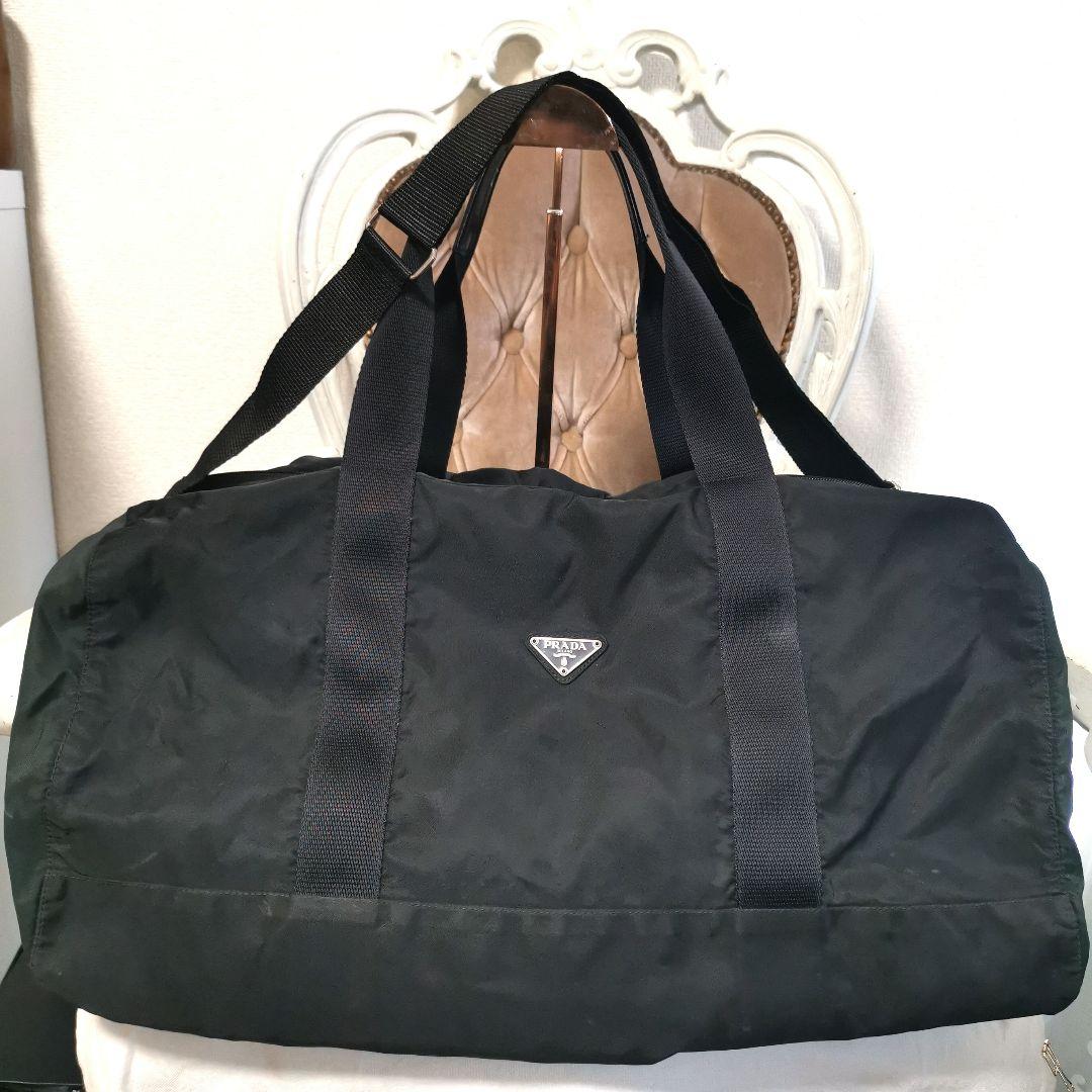 【正規品】プラダPRADA肩掛けボストンバッグ新品ショルダープレゼント!鑑定済