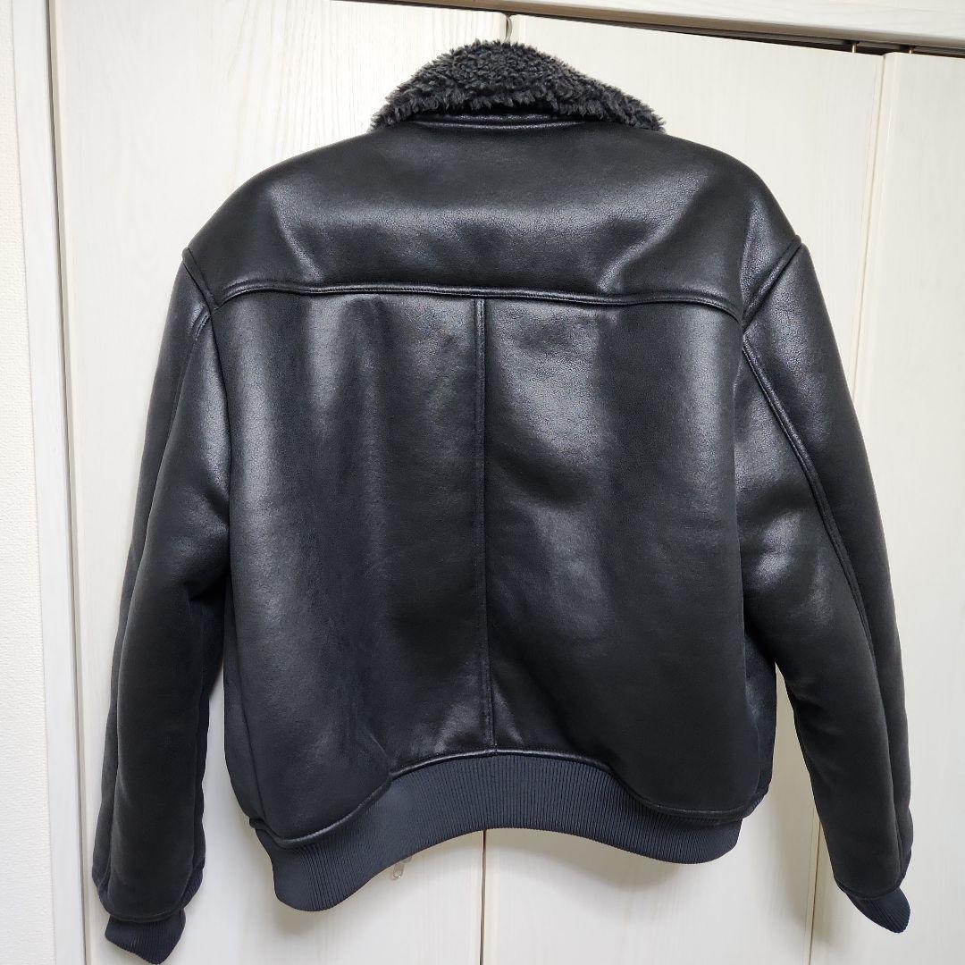 ZARA ダブルフェイス フェイクレザージャケット