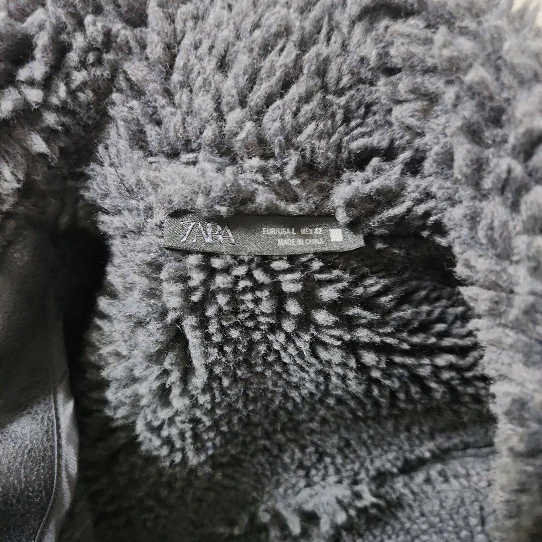 ZARA ダブルフェイス フェイクレザージャケット