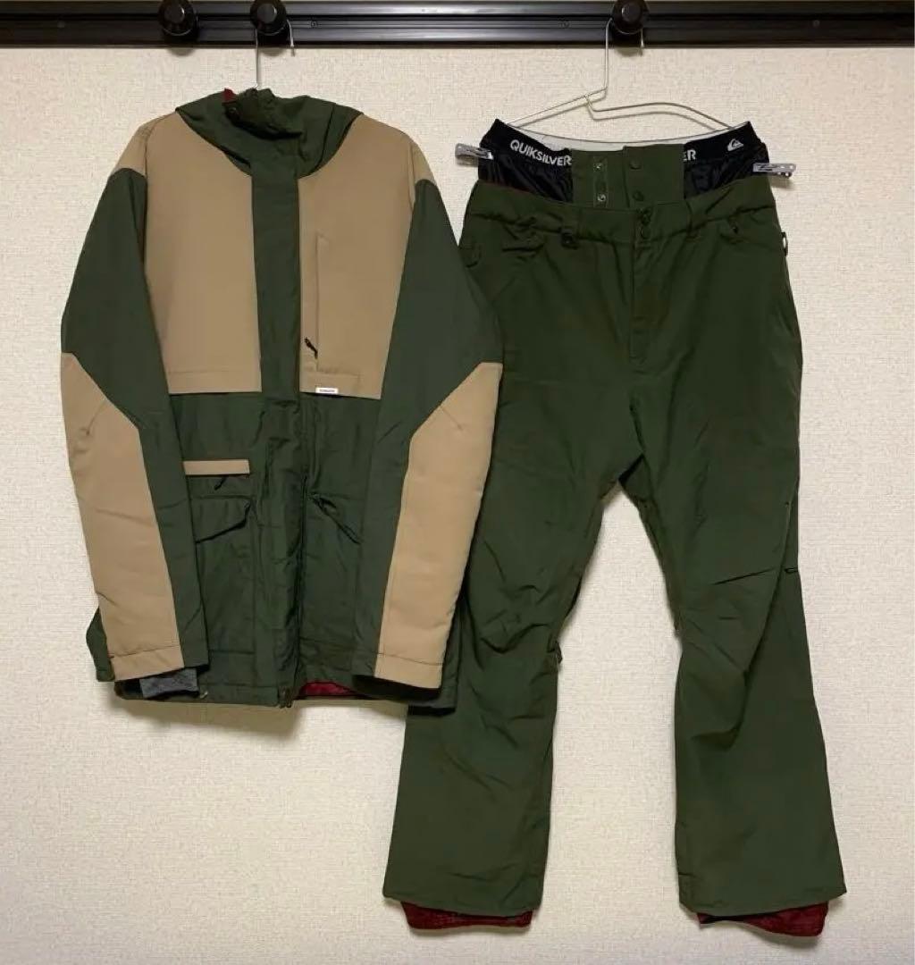 Quiksilver クイックシルバー　スノーボードウェア　上下セット　Mサイズ