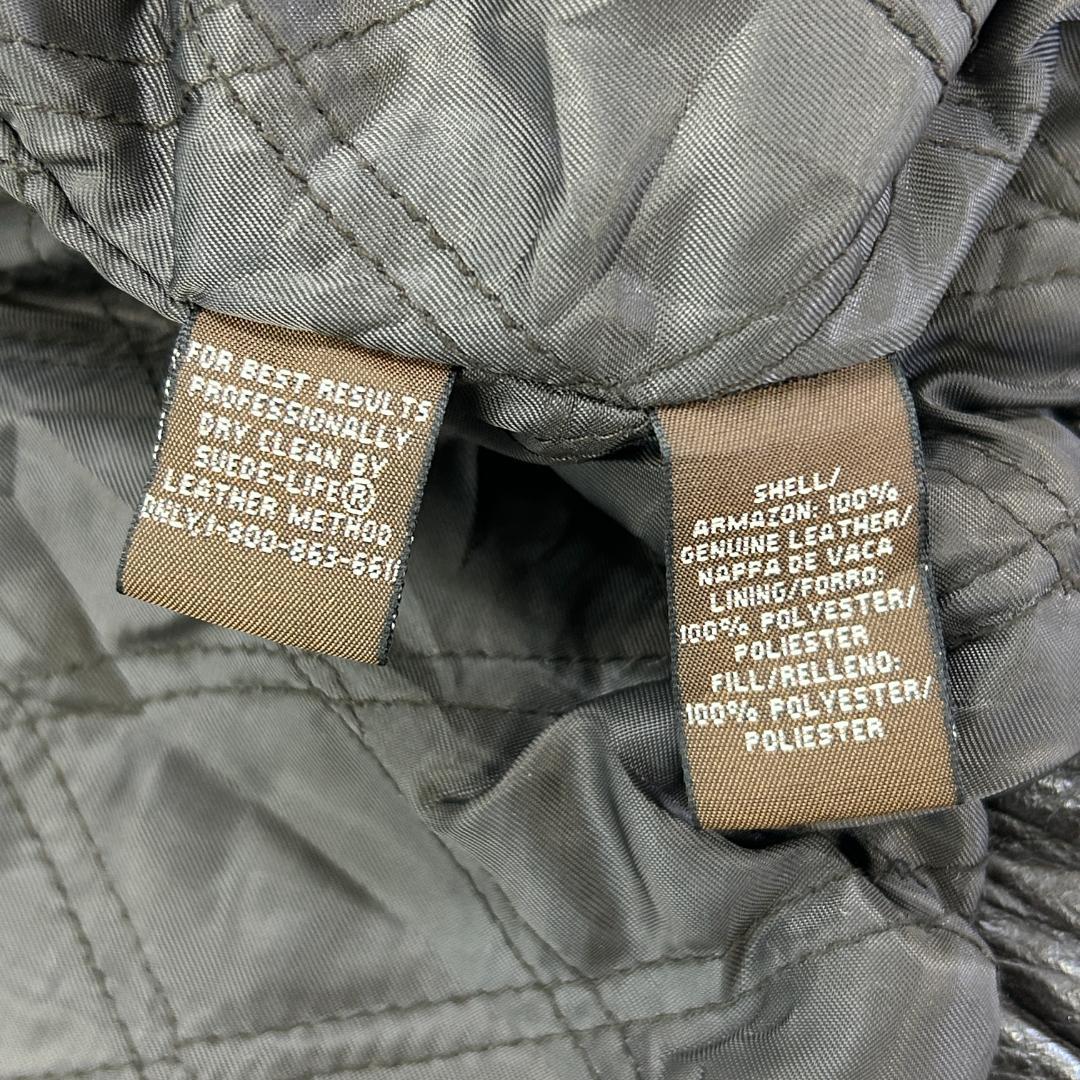 セ*ィ様 セントジョンズベイ　ブルゾンタイプ　レザージャケット　古着　ダークブラ