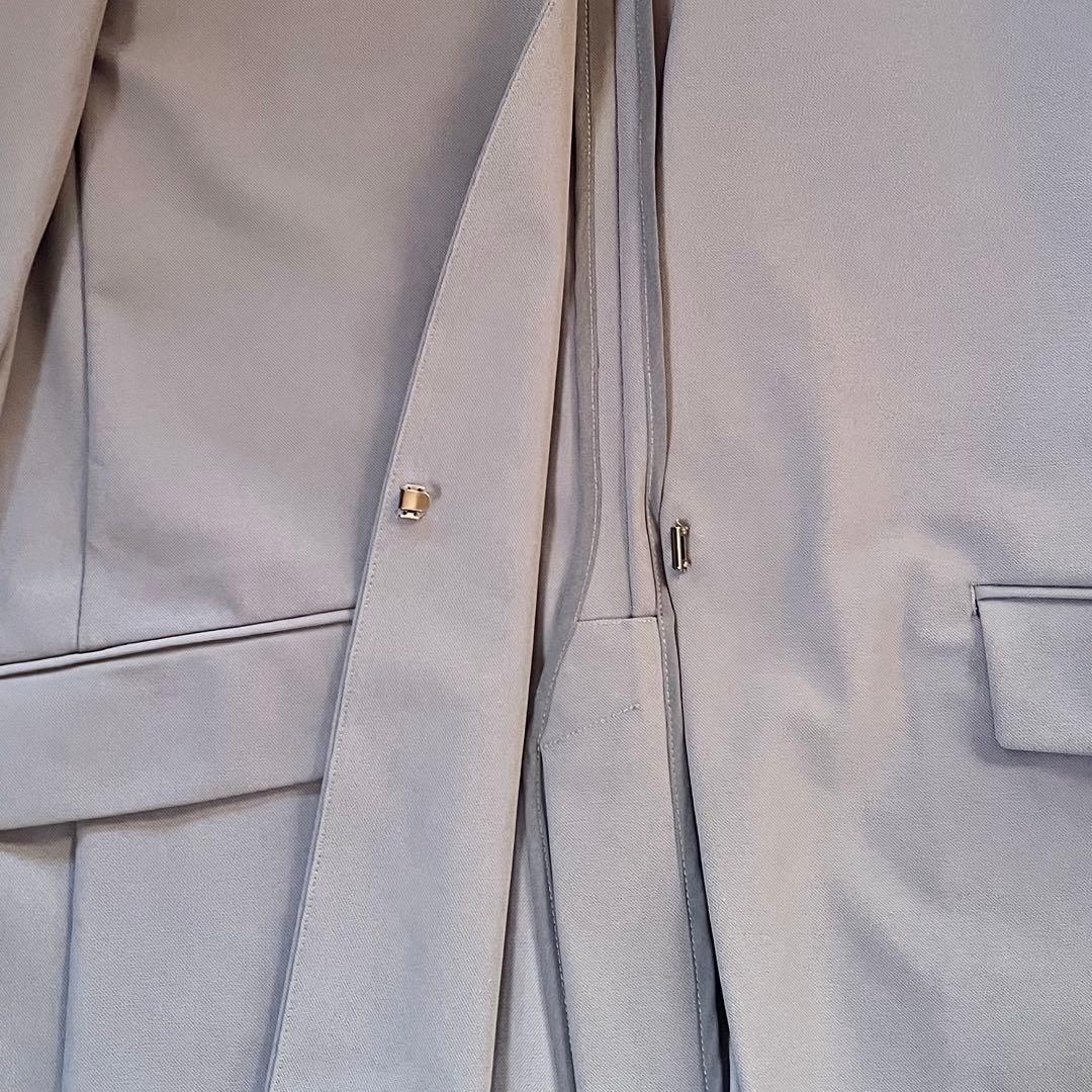 未使用級✨ プラステ ハイストレッチトリコットカラーレスジャケット セット L