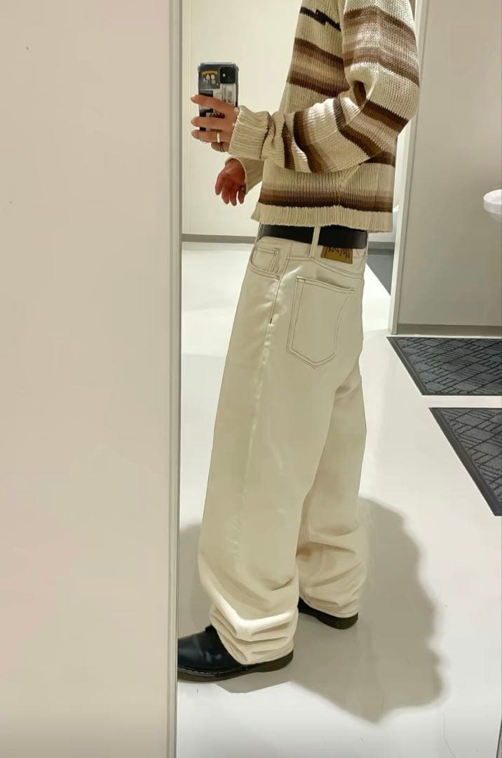 トップス Stussy Tonal Stripe Linen Sweater Multi