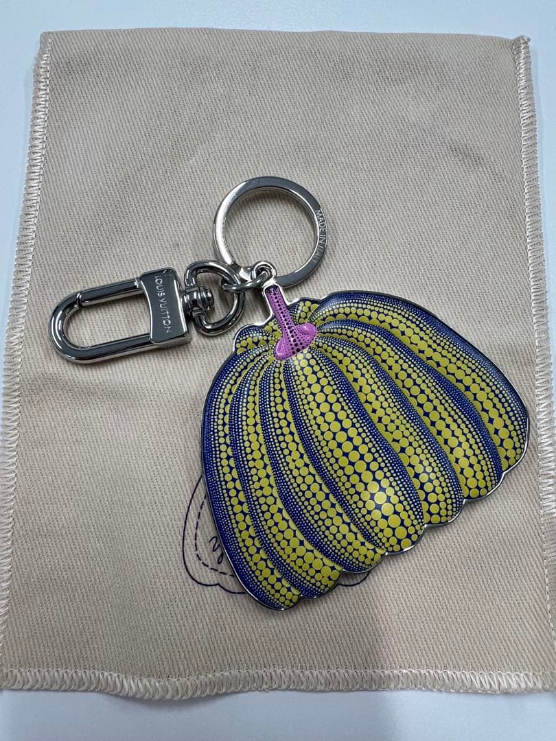 ルイヴィトン　ポルト　クレ　パンプキン　キーリング