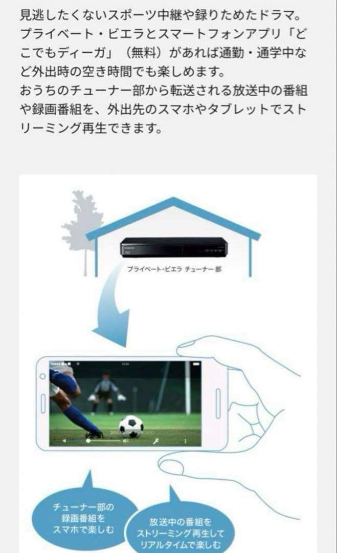 パナソニックプライベートビエラ　UN-15TD10-D 2021年製