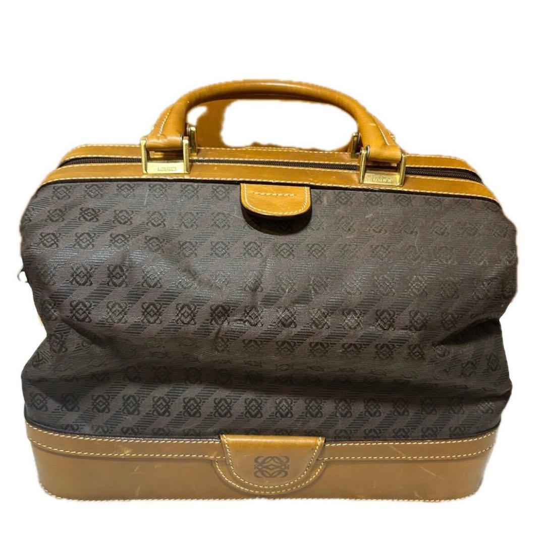 LOEWE ロエベ ドクターバッグ ボストンバッグ モノグラム ヴィンテージ