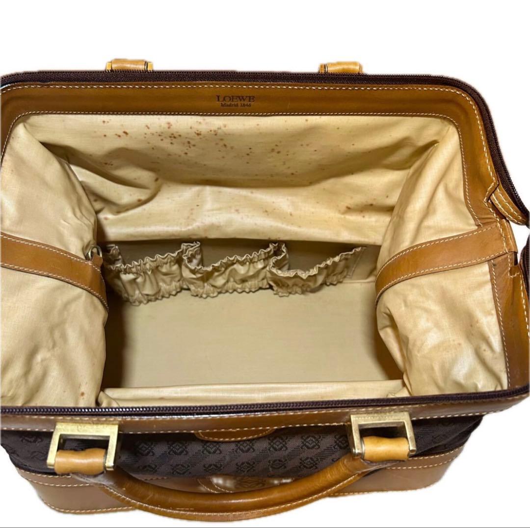 LOEWE ロエベ ドクターバッグ ボストンバッグ モノグラム ヴィンテージ