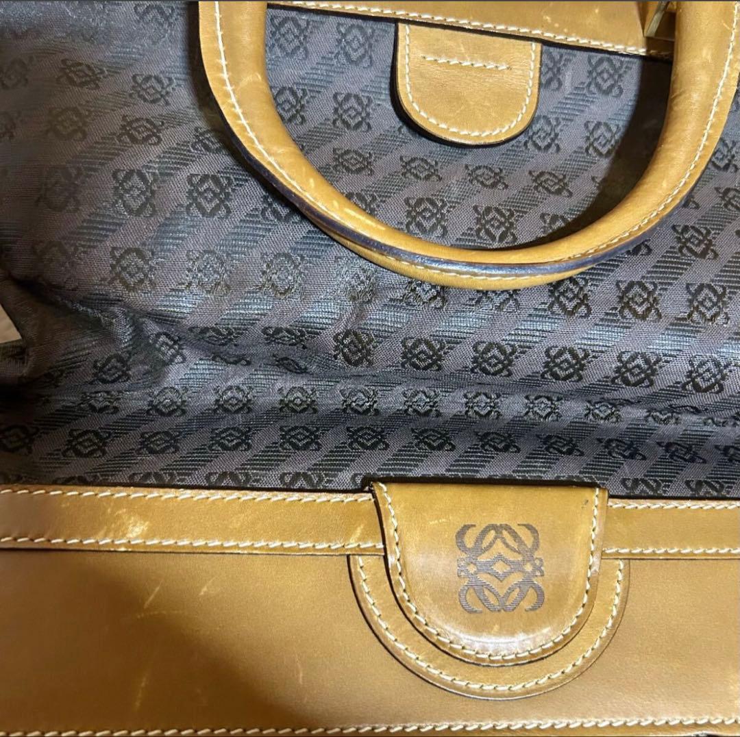 LOEWE ロエベ ドクターバッグ ボストンバッグ モノグラム ヴィンテージ
