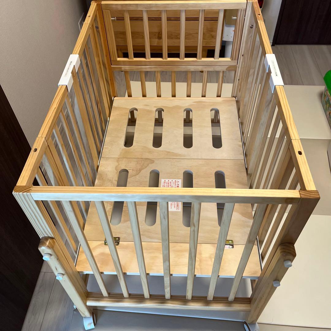 パタンⅡ (たのメル便)【大和屋 折りたたみ ミニベビーベッド 】