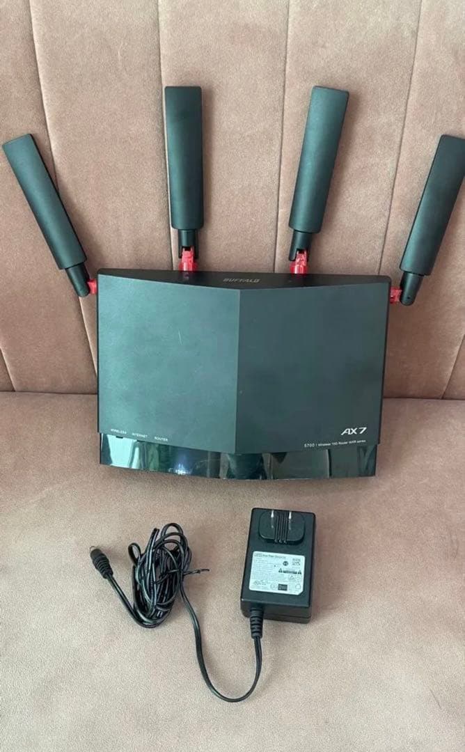 BUFFALO Wi-Fiルーター WSR-5400AX7 AX7 ブラック