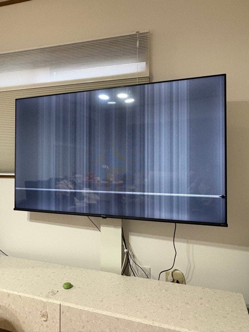 【直接受け取り】ハイセンス65型　65E6K ジャンク