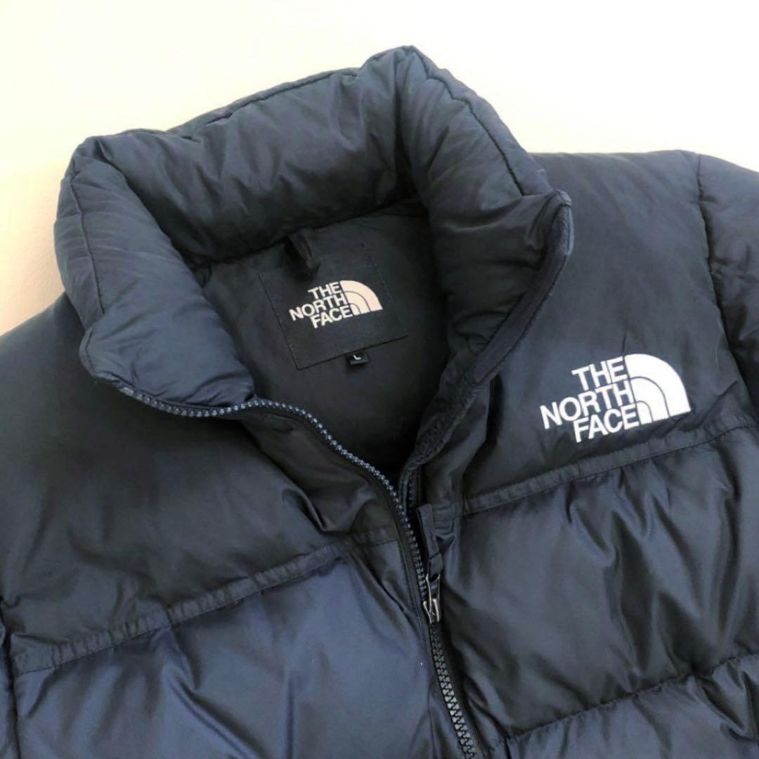 ① 希少サイズ✨ノースフェイス　ショートヌプシ　ダウンジャケット　レディース　L