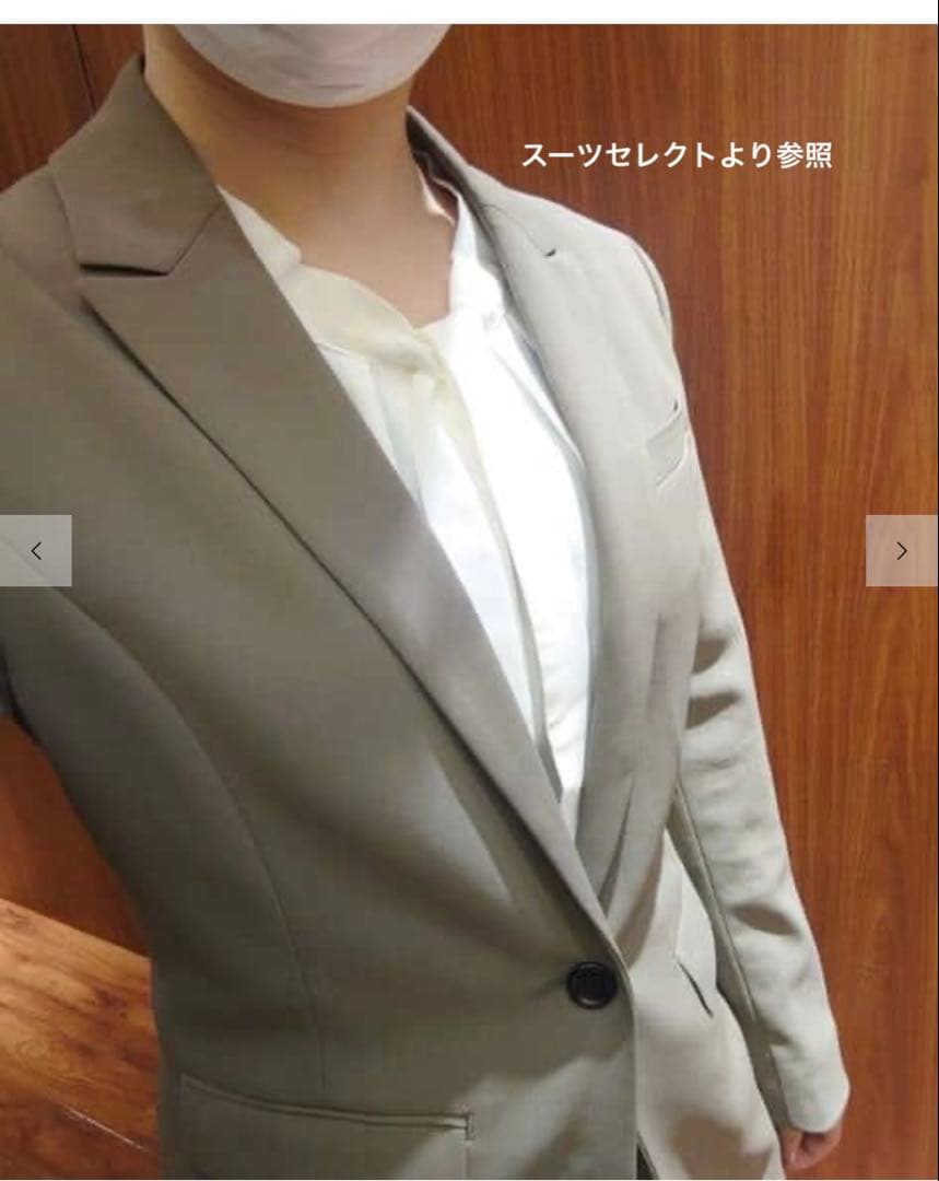 値下げ❗️【極美品】スーツセレクト　セットアップ　スーツ　モカベージュ　フォーマル