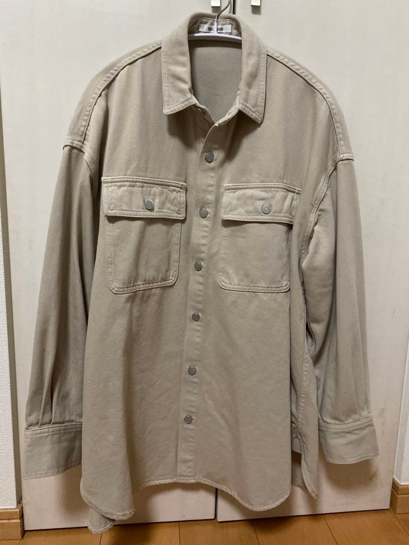 【ウィムガゼット】ドロップデニムシャツ