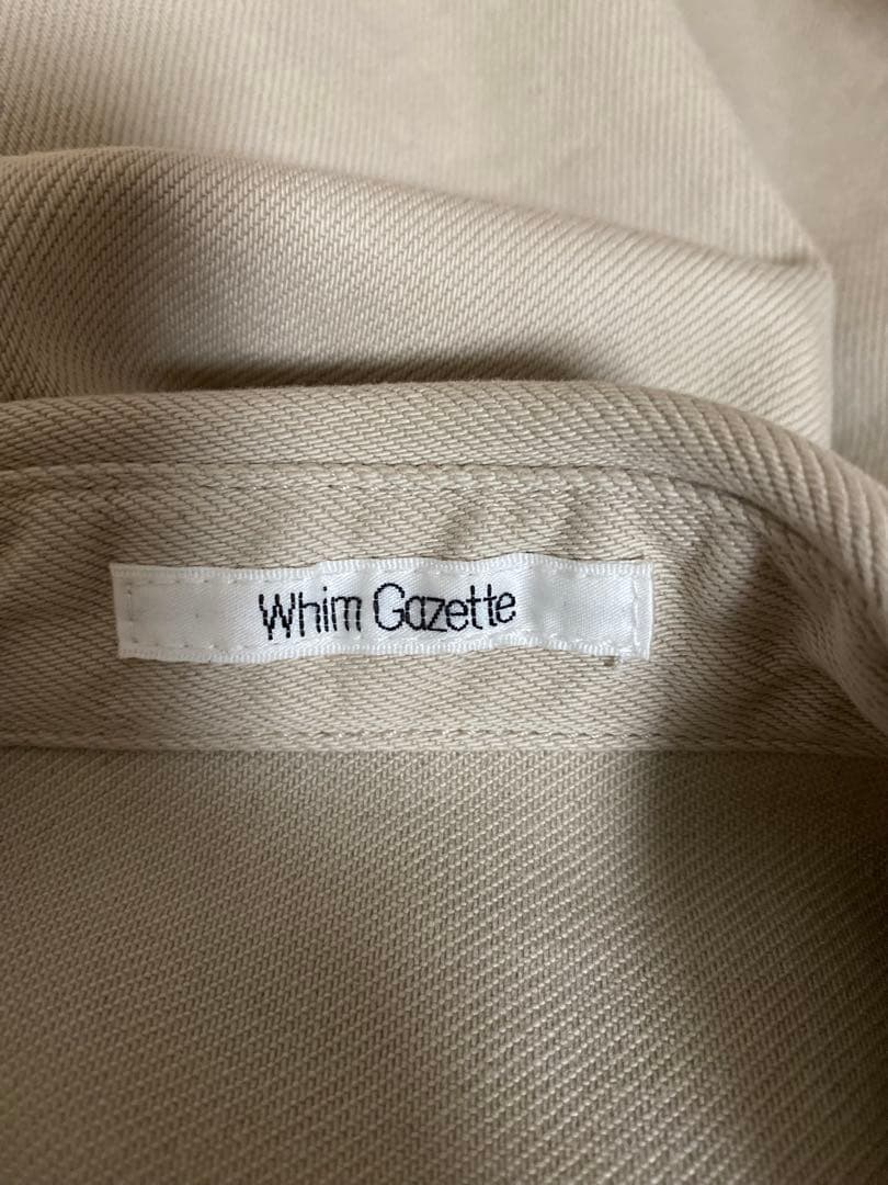 【ウィムガゼット】ドロップデニムシャツ