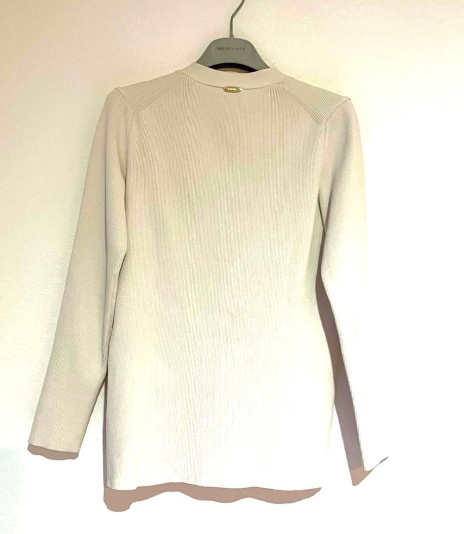 ドゥーズィエムクラス　2023SS DINER RIB Vネックカーディガン