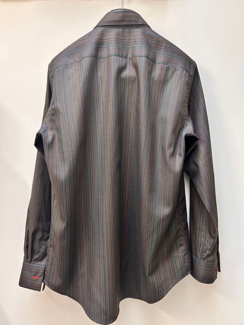 【新品・未使用・最新作】Signature Stripe マイクロチェックシャツ