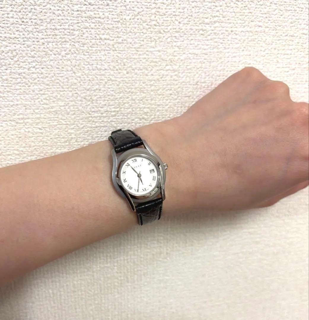 【美品・箱付き】グッチ GUCCI レディース 腕時計 5500L稼働