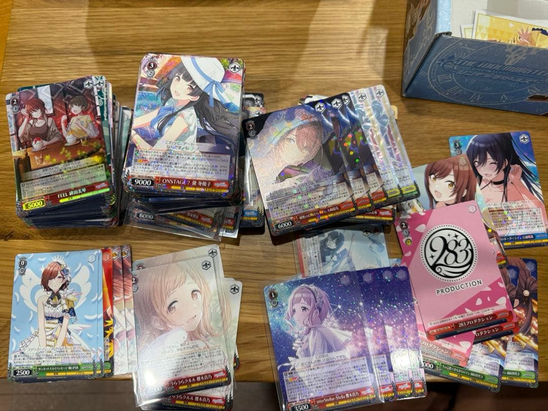 ヴァイスシュヴァルツ シャニマスデッキ　2つ　パーツ付