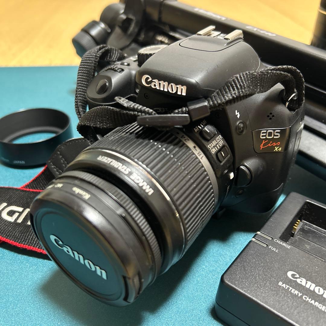 【中古品】Canon eos kiss x4 カメラ セット