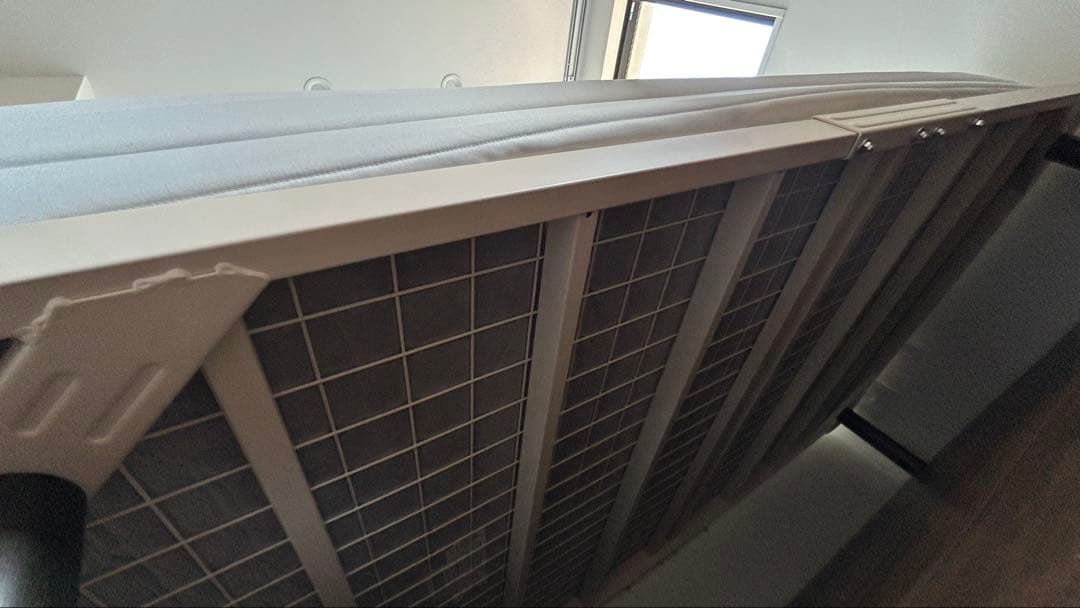 ちゃこ　セミダブル 脚付きマットレス ホワイト／未使用