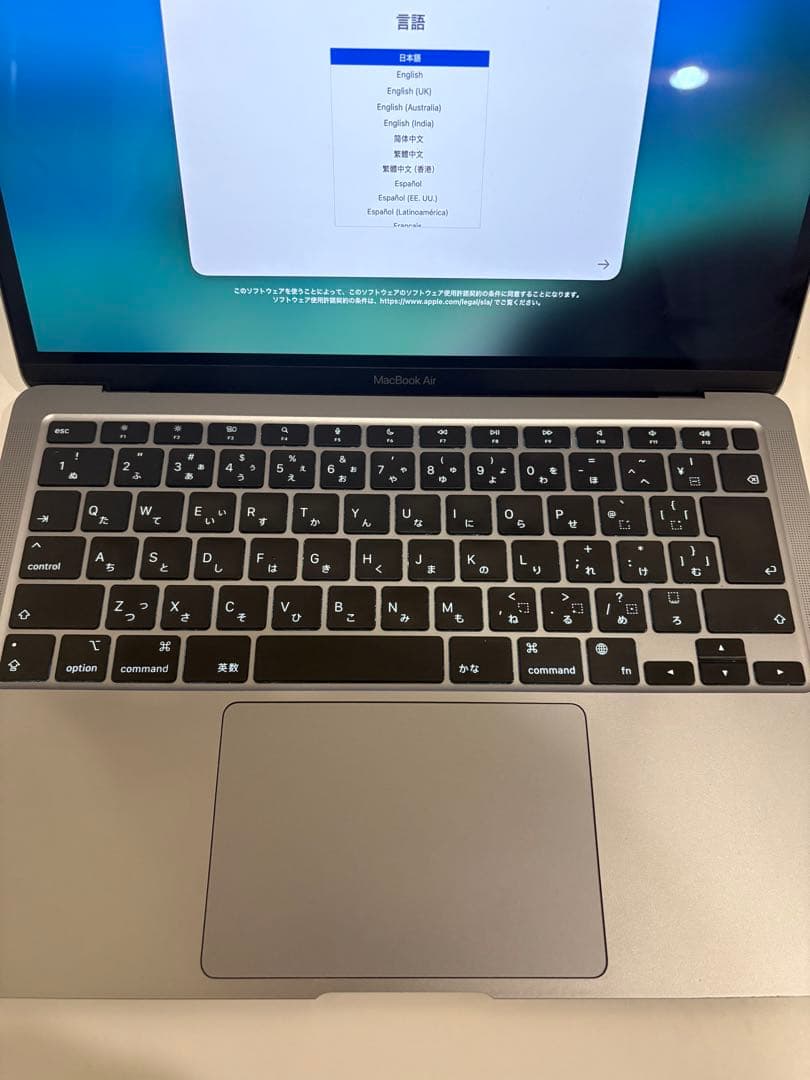 Apple MacBook Air M1 8GBメモリ 256GB SSD