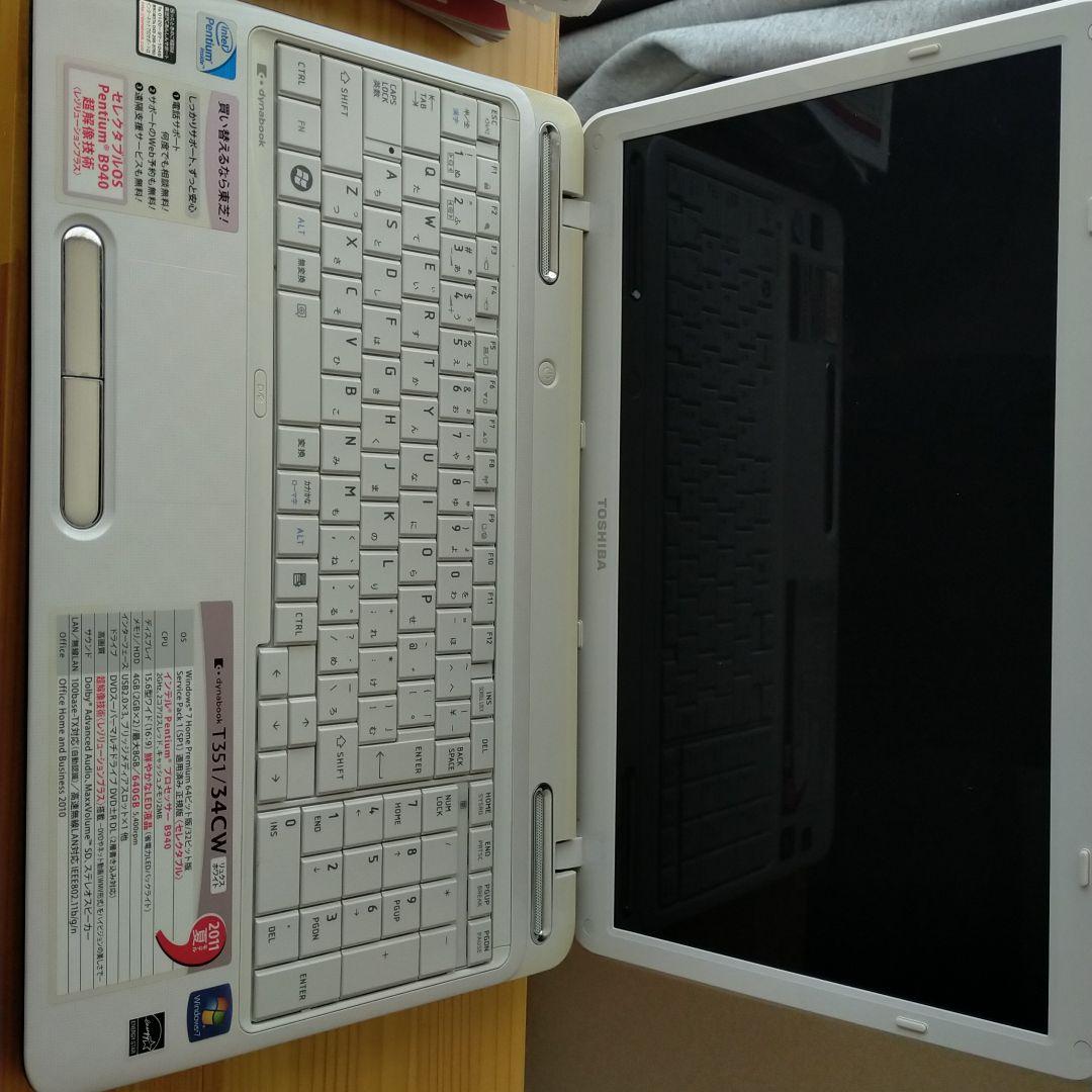 Windowsノート本体 dynabook T351/34CW