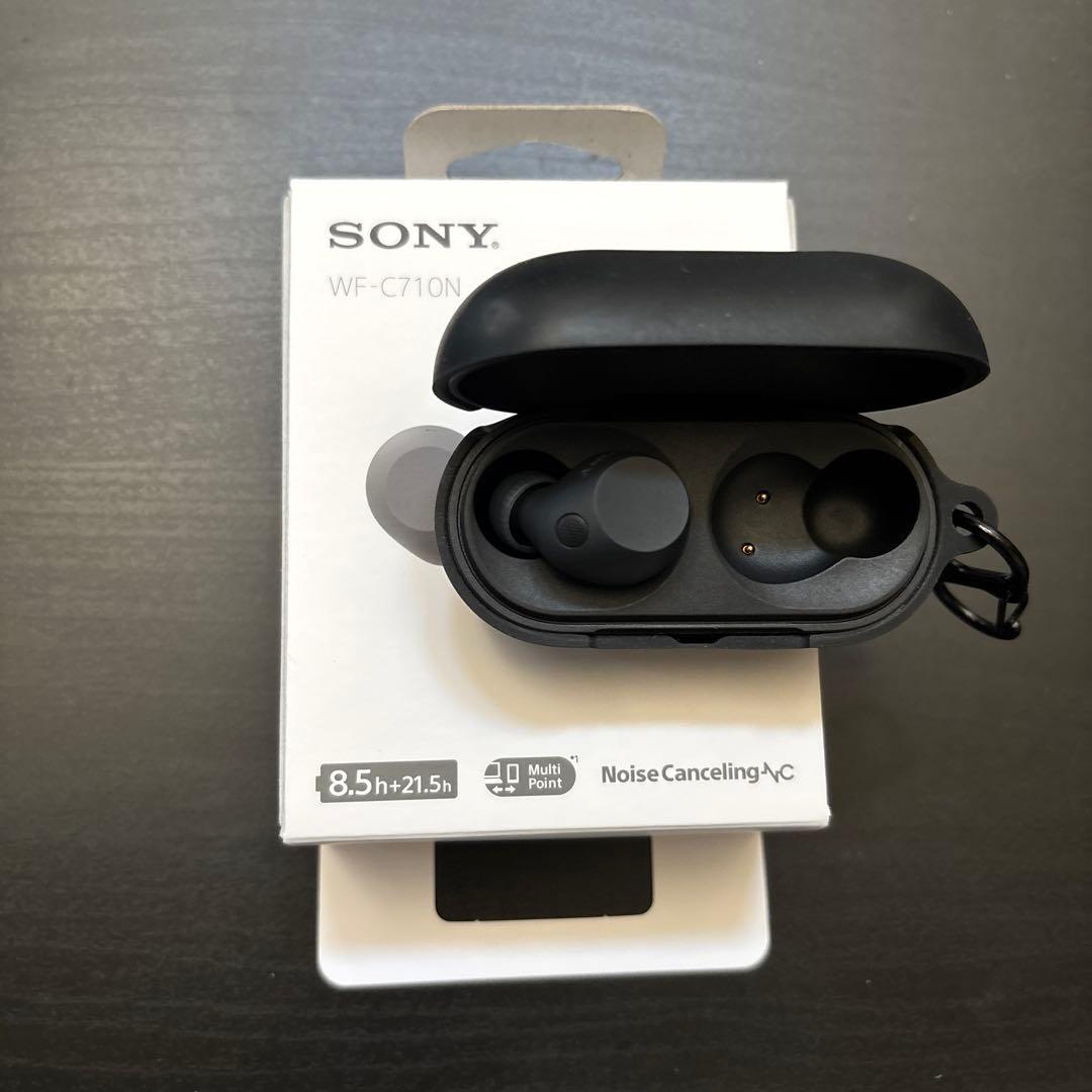SONY ソニー ワイヤレスイヤホン WF-C710N ブラック